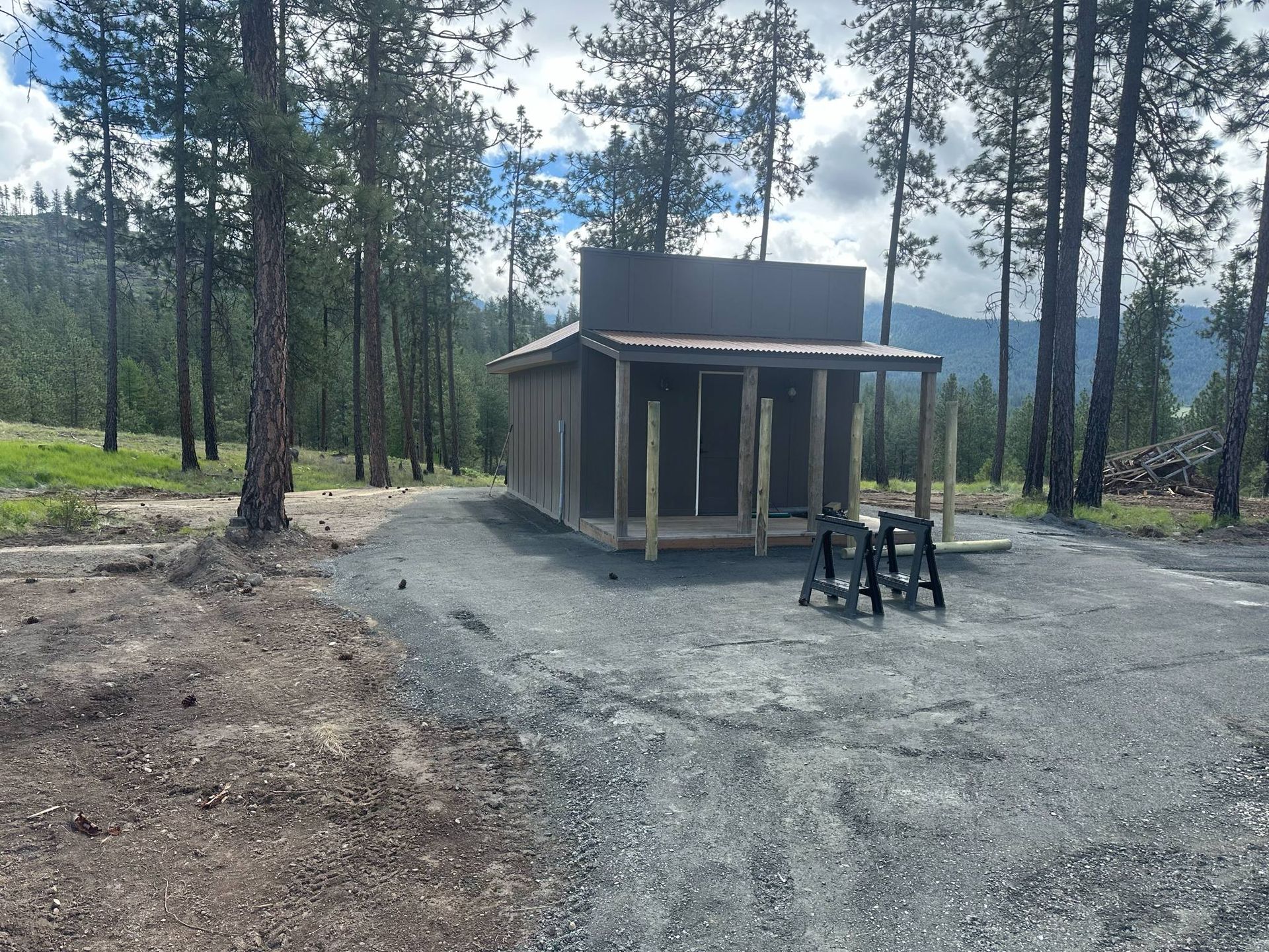 Custom saloon on property in Kettle Falls, WA